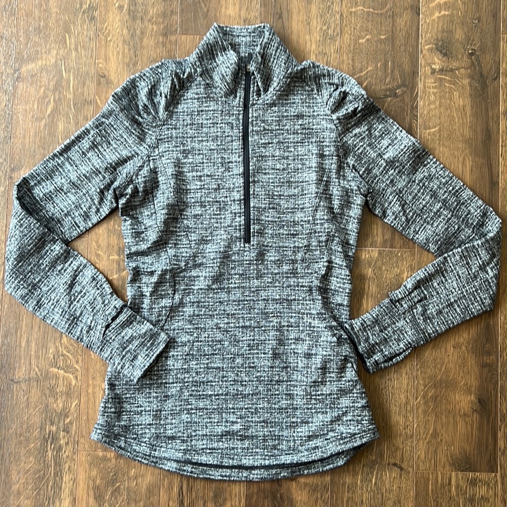 Lululemon Black/White Half-Zip